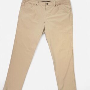 Lululemon Men's ABC Pants Khaki Beige 5 Pocket Stretch Performance 40x30